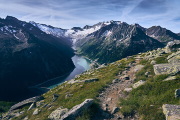 A morning hike at Zillertal Alps
