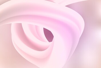 Light Pink vector glossy abstract backdrop.