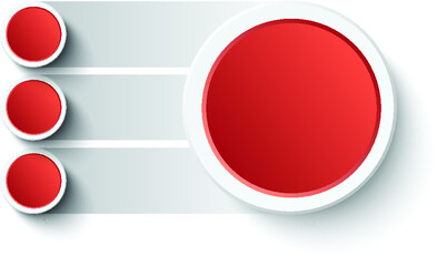 Infographic Circle design template. Business concept with 3 options, parts, steps or processes. Can be used for workflow layout, diagram, number options, web design.  