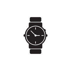 watch fill icon vector