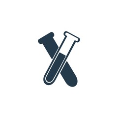 Research flask icon. Laboratory equipment icon. Chemistry experiment sign.