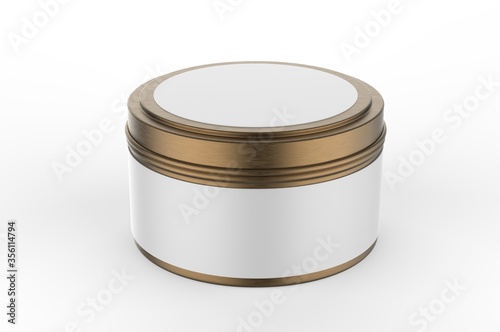 Download Blank Travel Tin Candle For Branding And Mock Up 3d Render Illustration Wall Mural Godesignz
