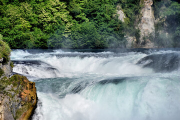 Rheinfall bei Schaffhausen in der Schweiz 20.5.2020