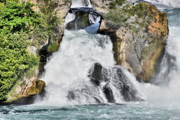 Rheinfall bei Schaffhausen in der Schweiz 20.5.2020