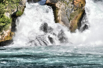 Rheinfall bei Schaffhausen in der Schweiz 20.5.2020