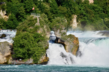 Rheinfall bei Schaffhausen in der Schweiz 20.5.2020
