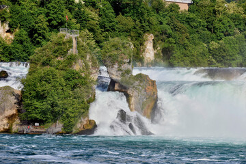 Rheinfall bei Schaffhausen in der Schweiz 20.5.2020