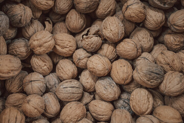 close up of walnuts