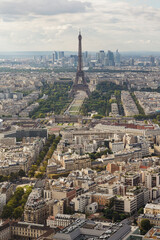 A Portrait view of the Eiffel Tower