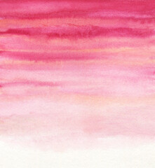 pink and red watercolor background. abstract hand-painted illustration