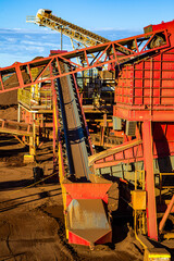 Iron ore crushing plant