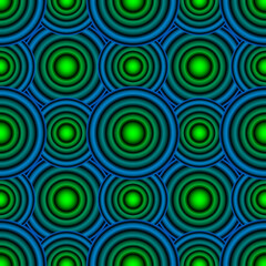 Seamless endless repeating multicolored bright ornament of different colors on combined background