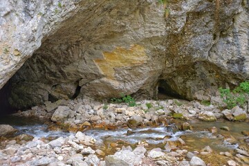 Karst landscape Sohodol Valley