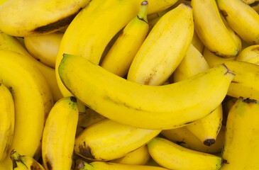 Fresh bananas background