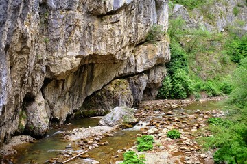 Karst landscape Sohodol Valley