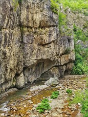 Karst landscape Sohodol Valley