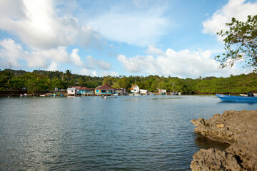 The bay named El cove in San Andres Island, Colombia, South America