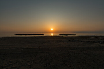 秋田県　西目　海