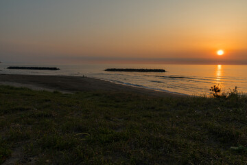秋田県　西目　海