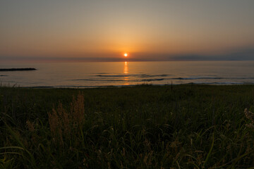 秋田県　西目　海