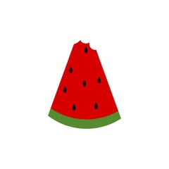 watermelon fruit vector design template illustration