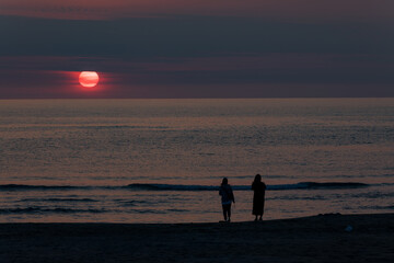 秋田県　西目　海