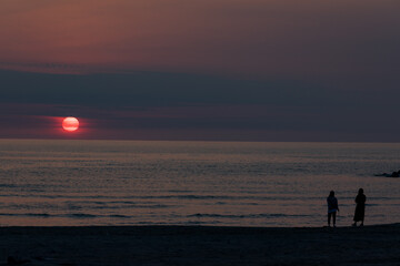 秋田県　西目　海