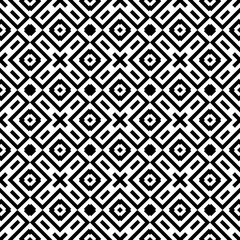 Ethnic ornament. Tribal wallpaper. Embroidery background. Ethnical folk image. Tribe motif. Ancient mosaic. Digital paper, web design, textile print, backdrop. Seamless abstract art. Vector artwork.