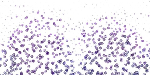 Light purple vector texture with memphis shapes.