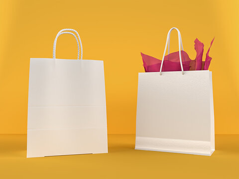 paper shopping bag, papper bags mock up,papper bags background