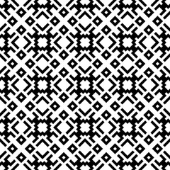 Fototapeta premium Ethnic ornament. Tribal wallpaper. Embroidery background. Ethnical folk image. Tribe motif. Ancient mosaic. Digital paper, web design, textile print, backdrop. Seamless abstract art. Vector artwork.