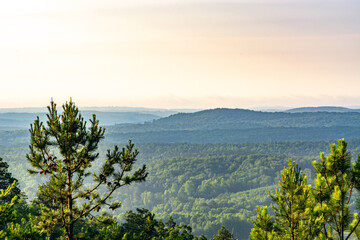 sunrise over the mountains