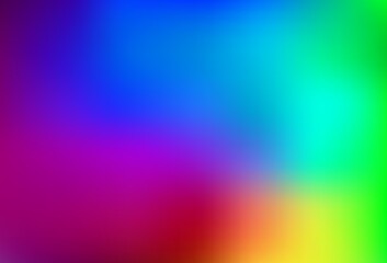 Dark Multicolor vector blurred pattern.