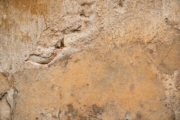 old wall with cracks background