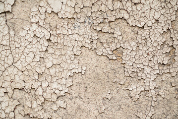 old wall with cracks background