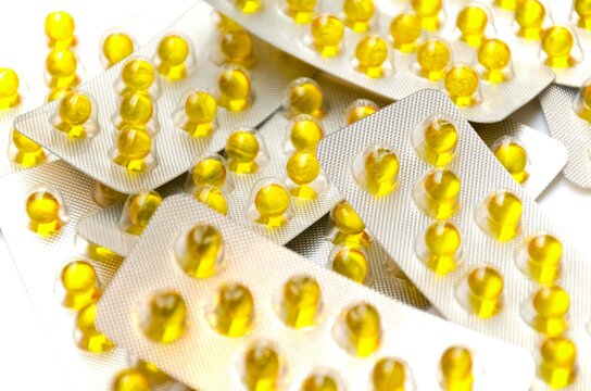 pharmaceuticals antibiotics pills medicine /colorful antibacterials pills on white background /capsule pill medicine