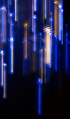 Obraz premium Beautiful rays of light on a dark background