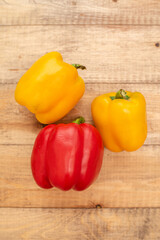 Tasty and juicy Boglagra pepper yellow and red. Healthy food