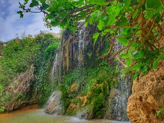 Zalaga waterfall in the state of Tiaret