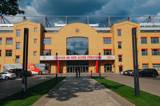 Berlin, Germany - July 27, 2019: General View On Football Arena Of Football Club Union Berlin