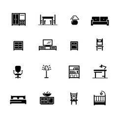 Furniture Icons // Black Series