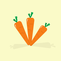 Carrot vector illustration design