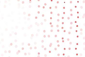 Light Pink, Red vector template with circles.