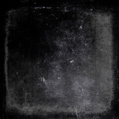 Dark grunge scratched background, old wall with scratches
