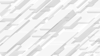 Modern stylish 3D white abstract background