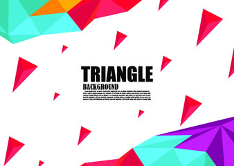 Vector low poly background. Illustration of abstract texture with triangles. Pattern design for banner, poster, flyer.