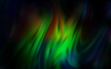 Dark Green, Red vector blurred shine abstract background. An elegant bright illustration with gradient. Elegant background for a brand book.