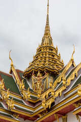 Fototapeta premium Wat Phra Kaew, temple of Emerald Buddha in Bangkok, Thailand