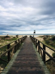 Obraz premium walk on the beach