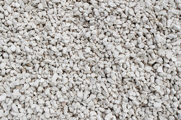 A lot of fine gravel at a construction site. Construction texture